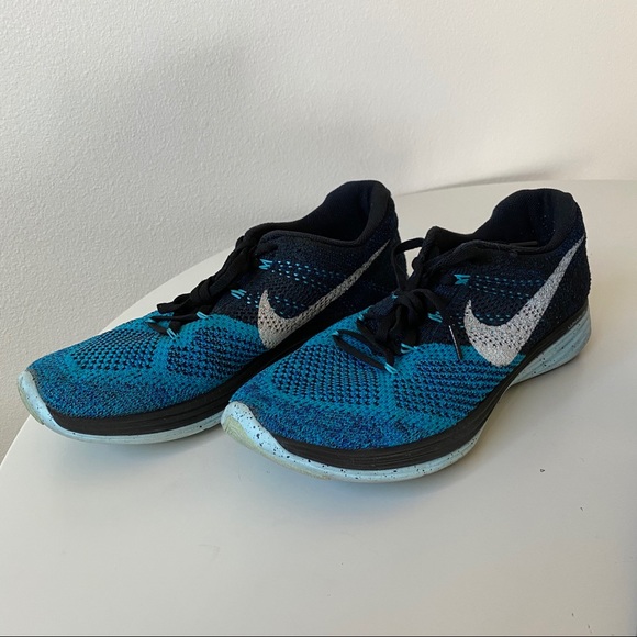 nike flyknit lunar 3 blue